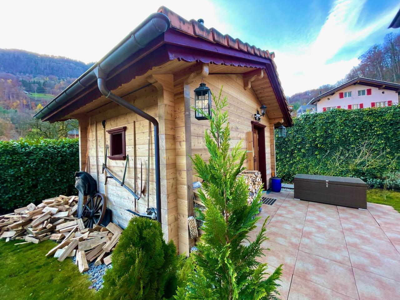 Doodle'S Amazing Chalet -Walensee - Flumserberg - Churfirsten - Heidiland - Pool - Sauna مولس المظهر الخارجي الصورة