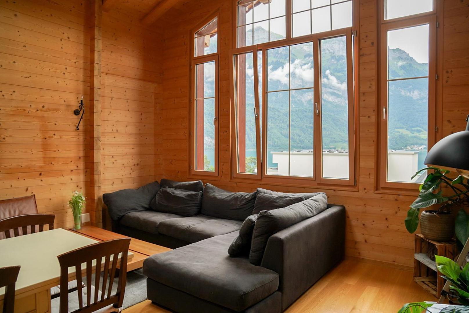 Doodle'S Amazing Chalet -Walensee - Flumserberg - Churfirsten - Heidiland - Pool - Sauna مولس المظهر الخارجي الصورة
