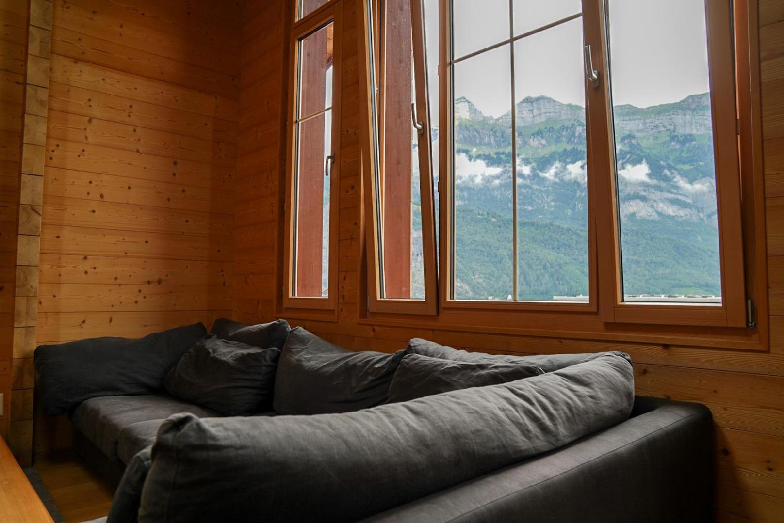 Doodle'S Amazing Chalet -Walensee - Flumserberg - Churfirsten - Heidiland - Pool - Sauna مولس المظهر الخارجي الصورة