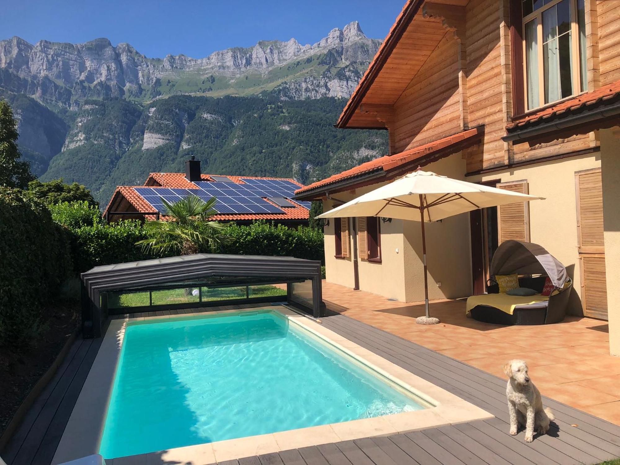 Doodle'S Amazing Chalet -Walensee - Flumserberg - Churfirsten - Heidiland - Pool - Sauna مولس المظهر الخارجي الصورة